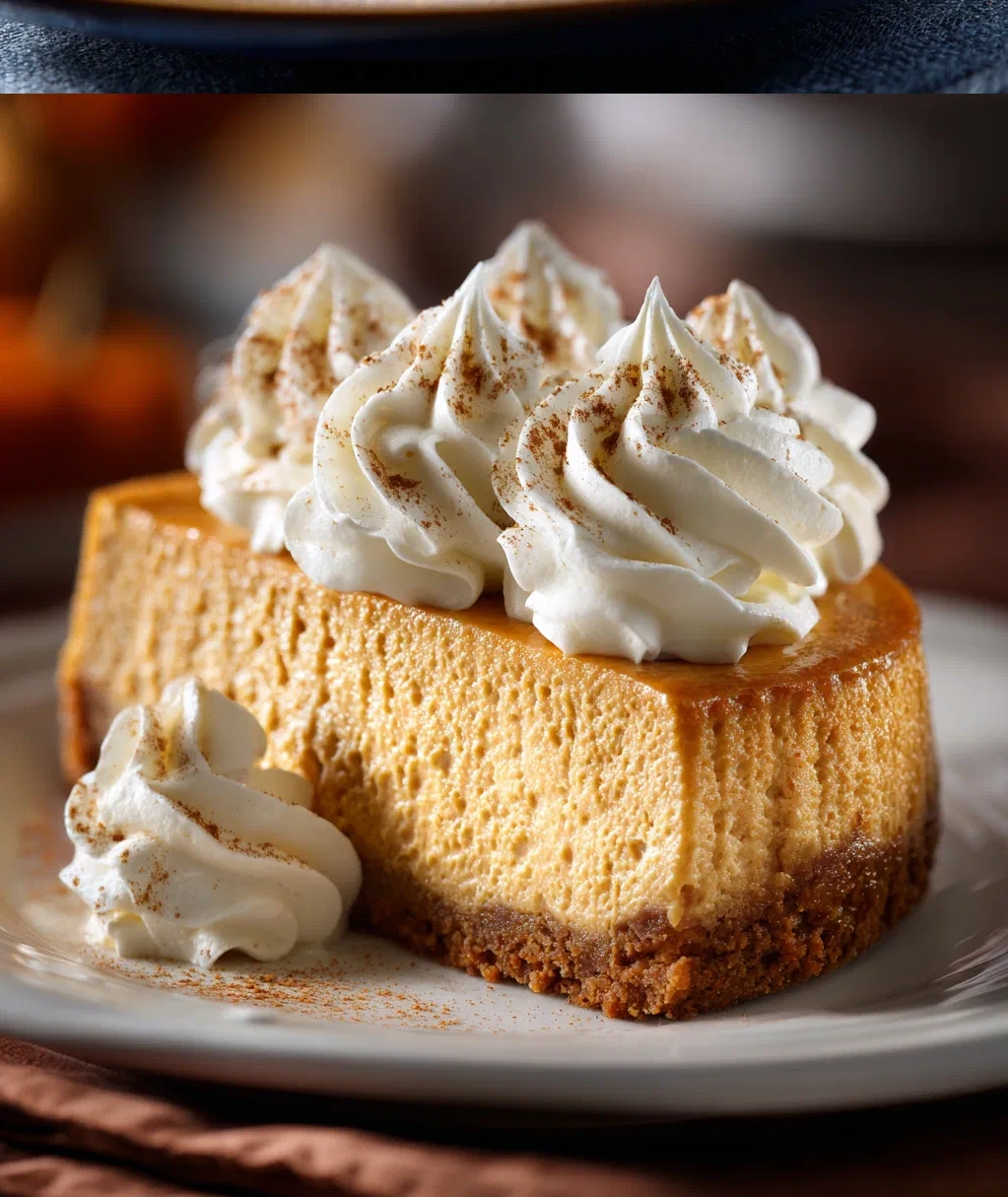 traditional pumpkin cheesecake