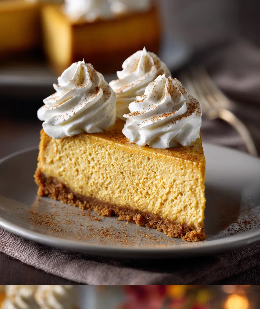 traditional pumpkin cheesecake