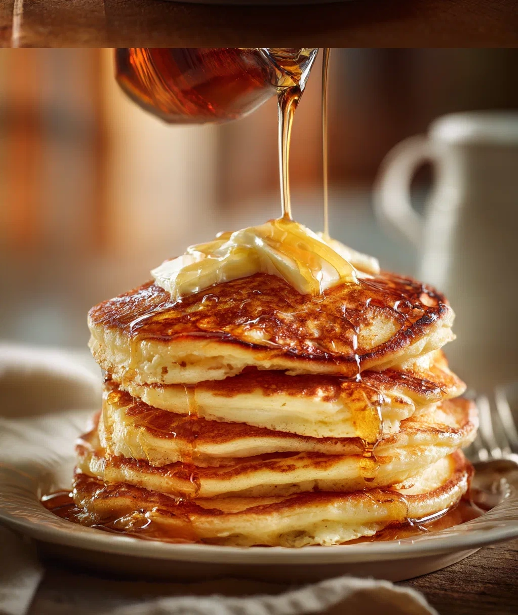 vanilla cinnamon buttermilk pancakes