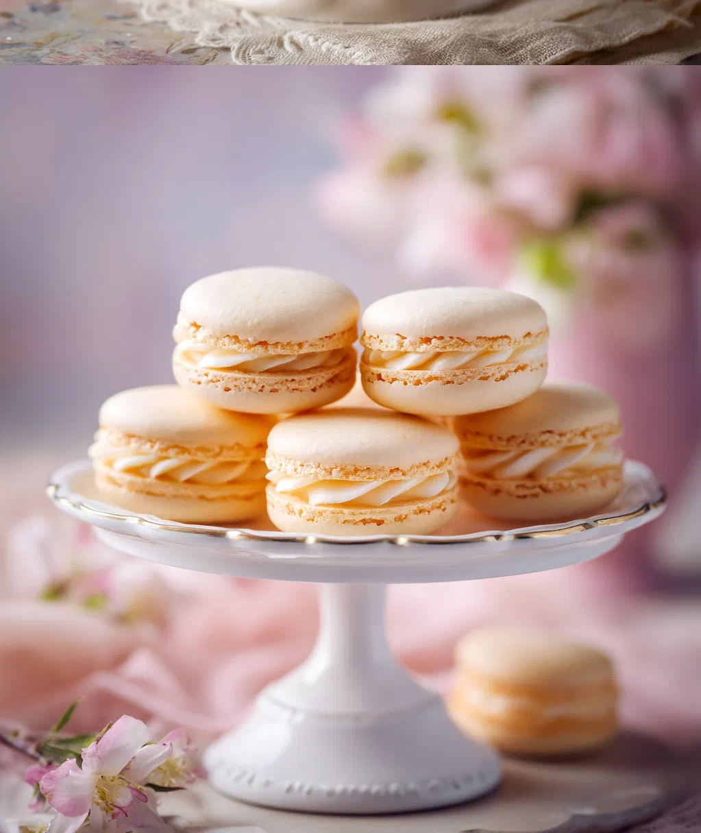 vanilla macarons