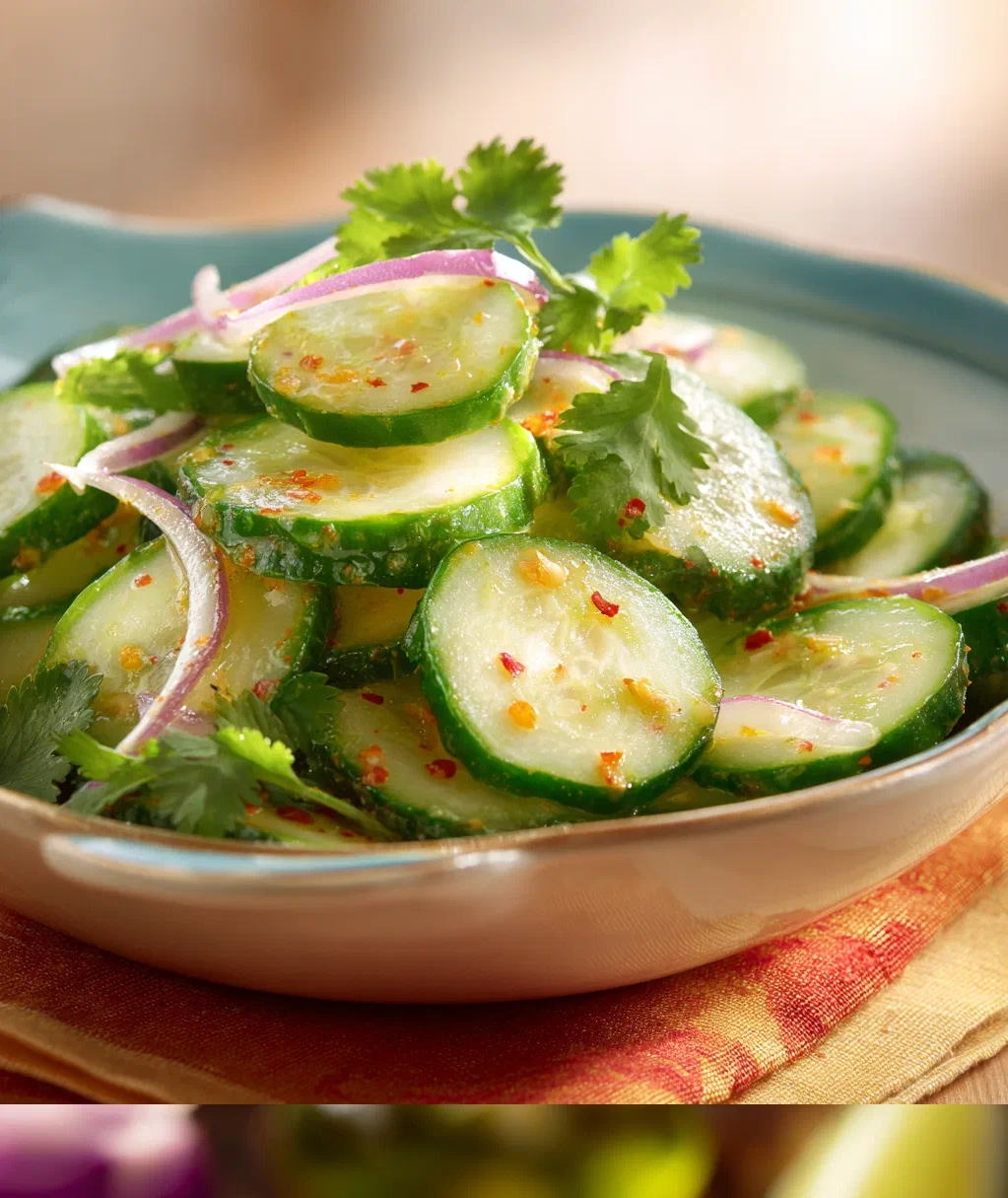 zesty mexican cucumber salad
