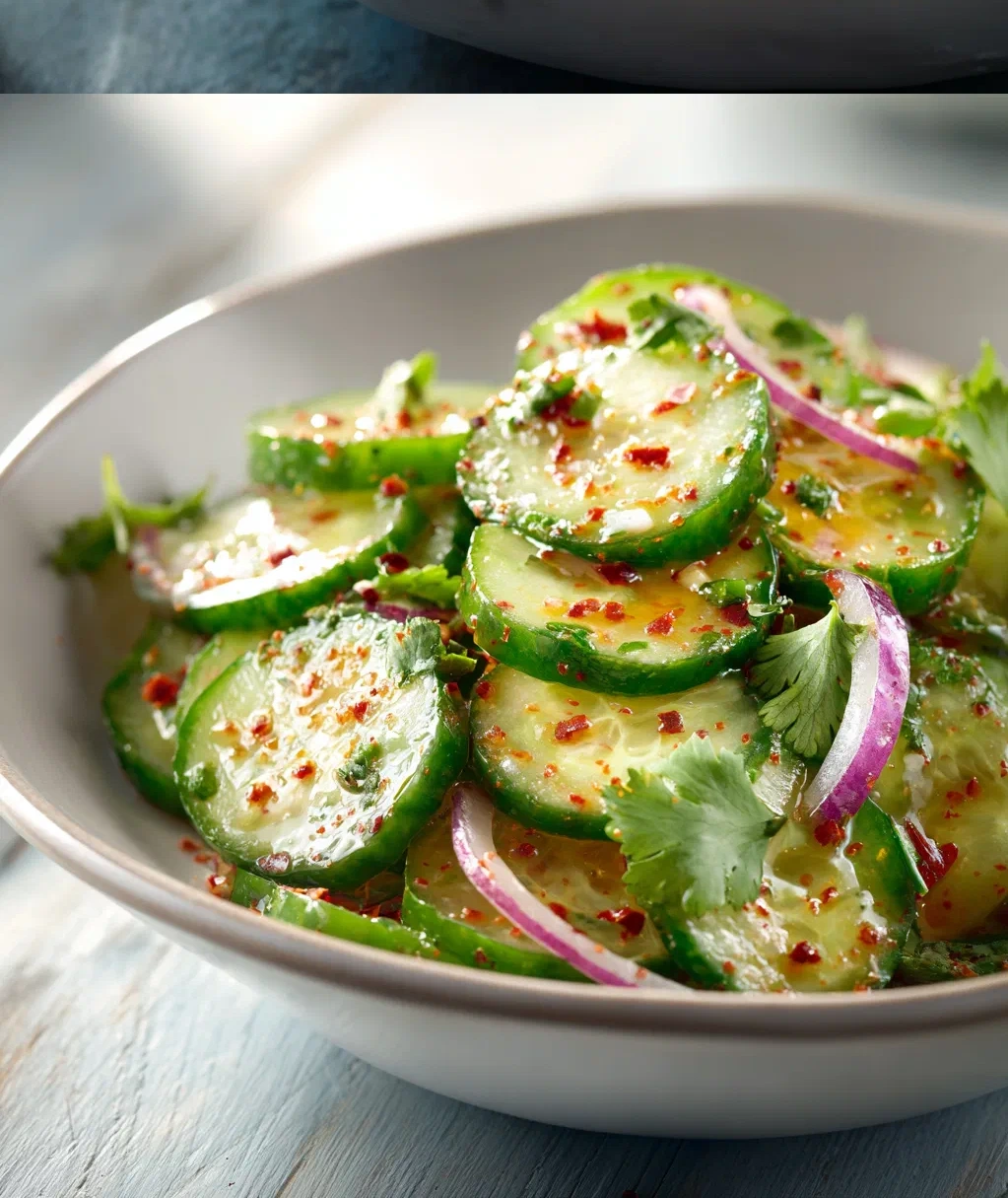 zesty mexican cucumber salad