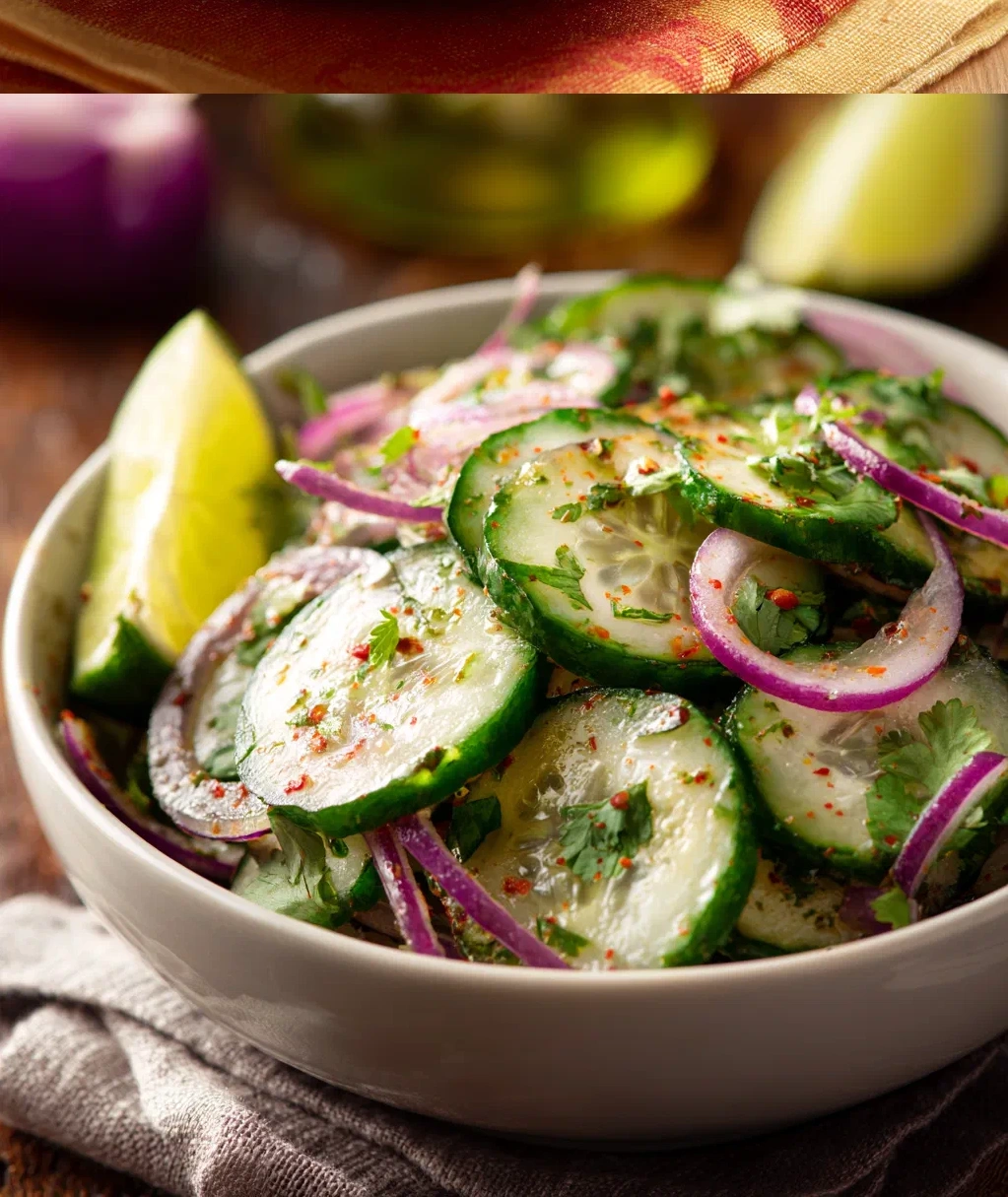 zesty mexican cucumber salad